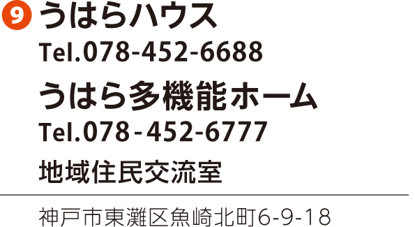 地図 うはらハウス